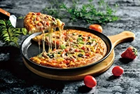 Assadeira para pizza em liga de alumínio