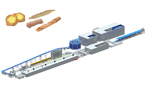  Linha de produção de ciabatta e pão artesanal