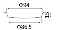 Assadeira para pão de hambúrguer 3,5''
