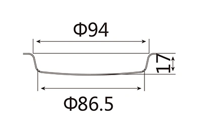 Assadeira para pão de hambúrguer 3,5''