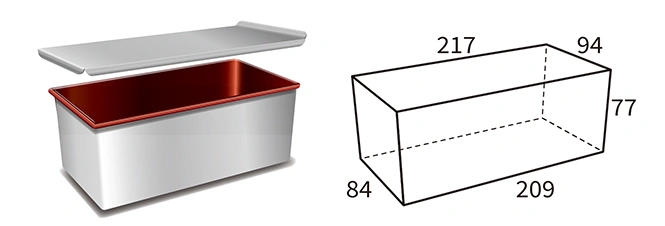 Assadeiras de pão de forma