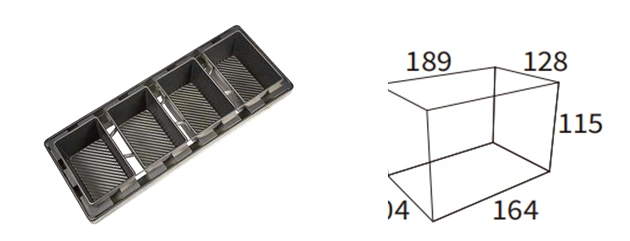 Conjunto de assadeiras de pão de forma